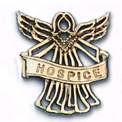 Angel Hospice Lapel Pin - Gold (Super Sale)