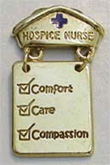 Hospice Nurse Lapel Pin
