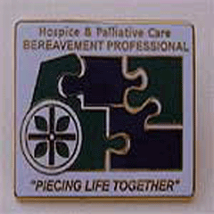 Hospice and Palliative Care Bereavement Professional Pin