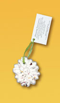 Cast Paper Holiday Flower Ornament
