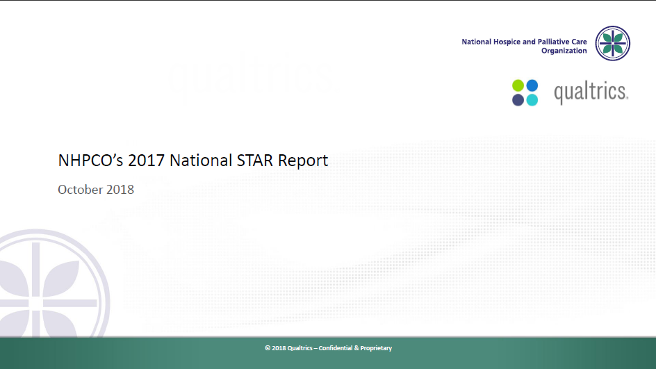 NHPCO's 2017 National Star Report (PDF only)